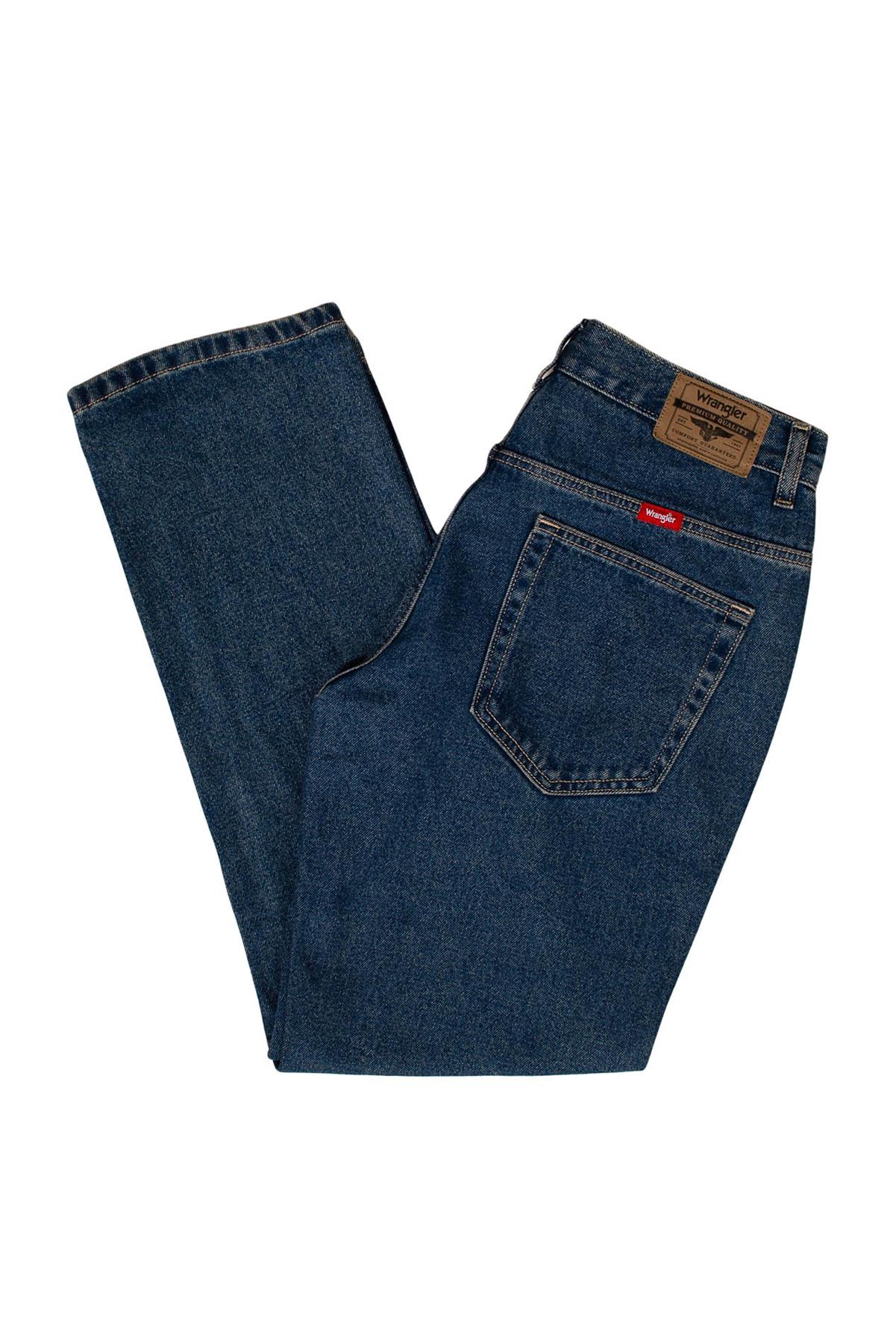 Pantalones de mezclilla Wrangler para hombre de pierna recta calce regular - Imagen 14 de 19