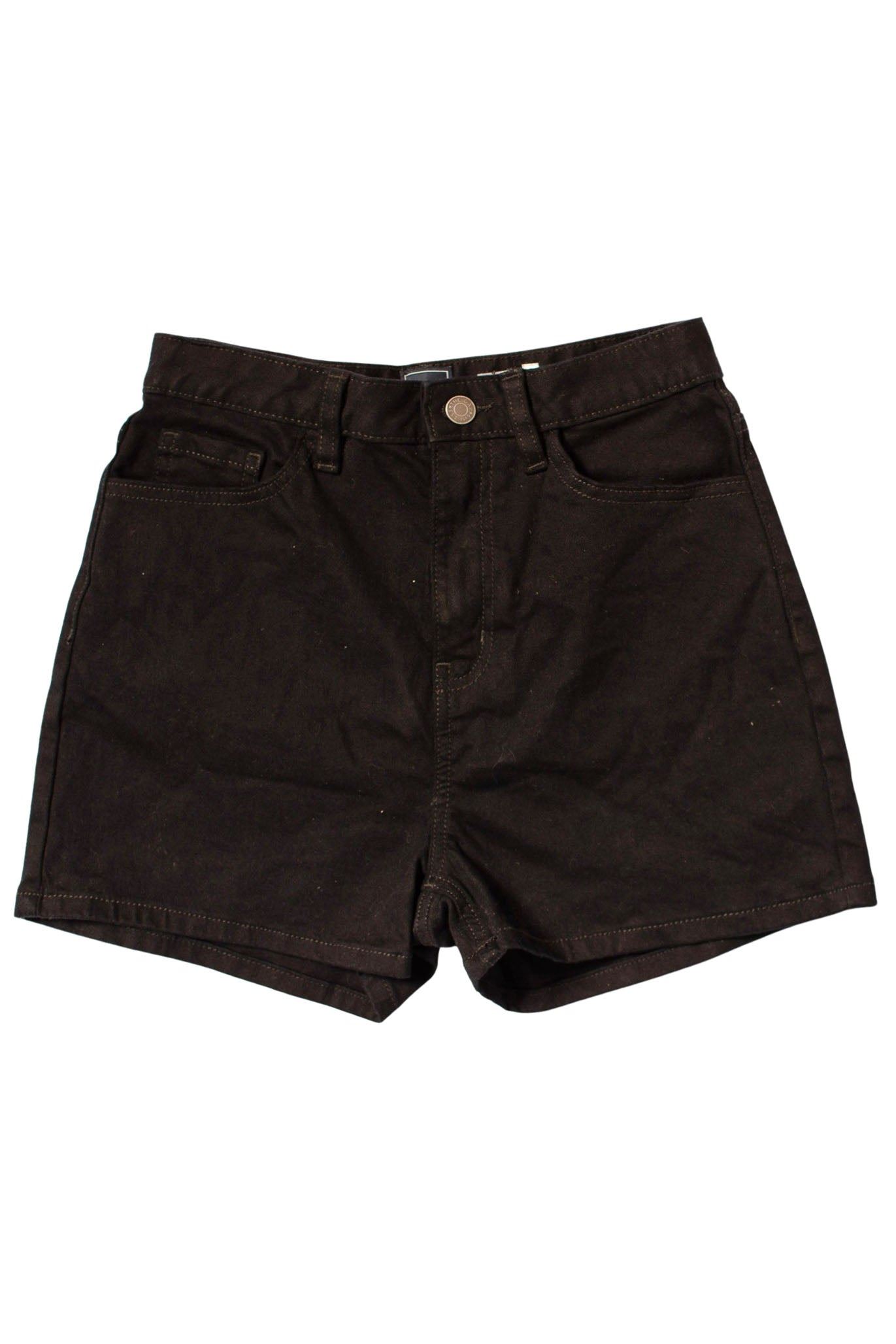 Gap Womens Denim Shorts Black or Blue Denim with Raw Hem - Picture 2 of 3