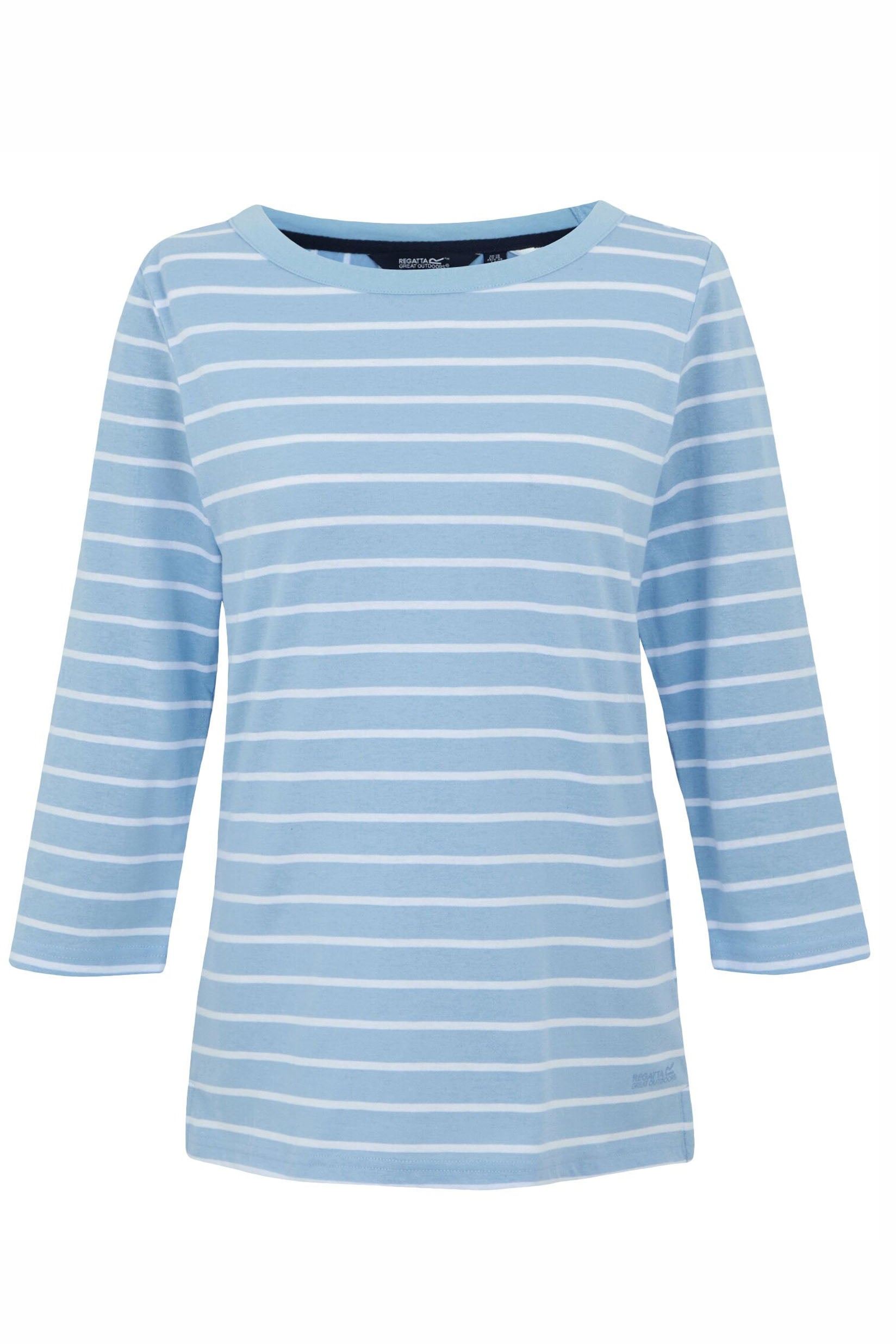 Regatta Womens Striped 3/4 Sleeve Top - Picture 31 of 48