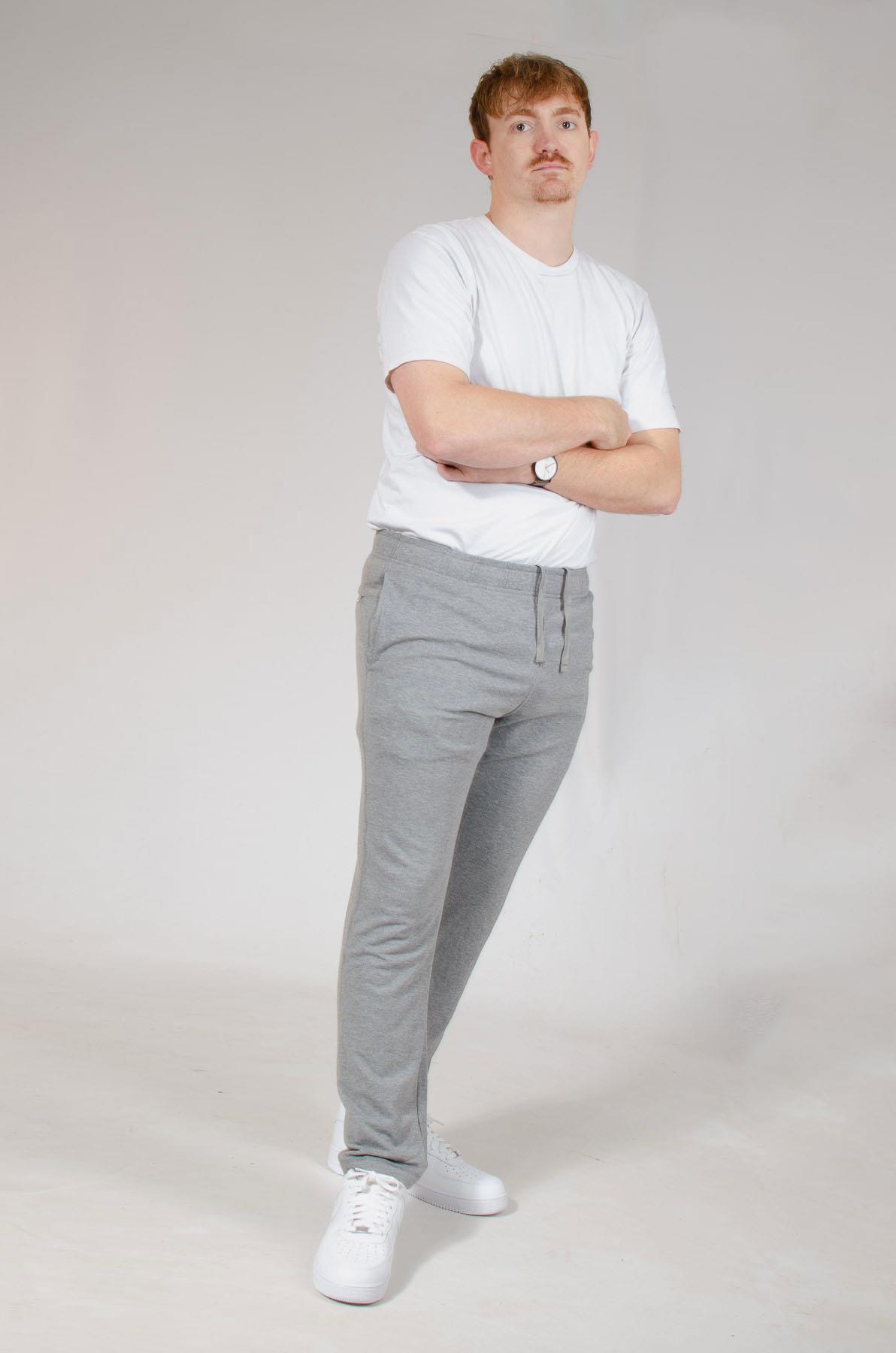 M*S Mens Lightweight Cotton Rich Straight Leg Joggers Lounge Pants - Picture 24 of 29