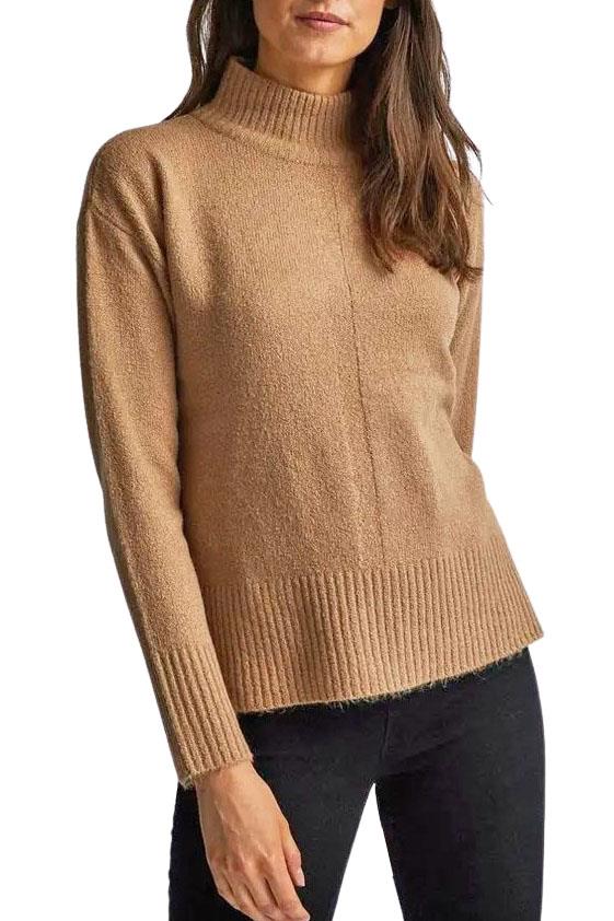 Пуловер Damen Soft Touch с высоким воротом свободного кроя в стиле Seitenschlitze Dorothy Perkins 