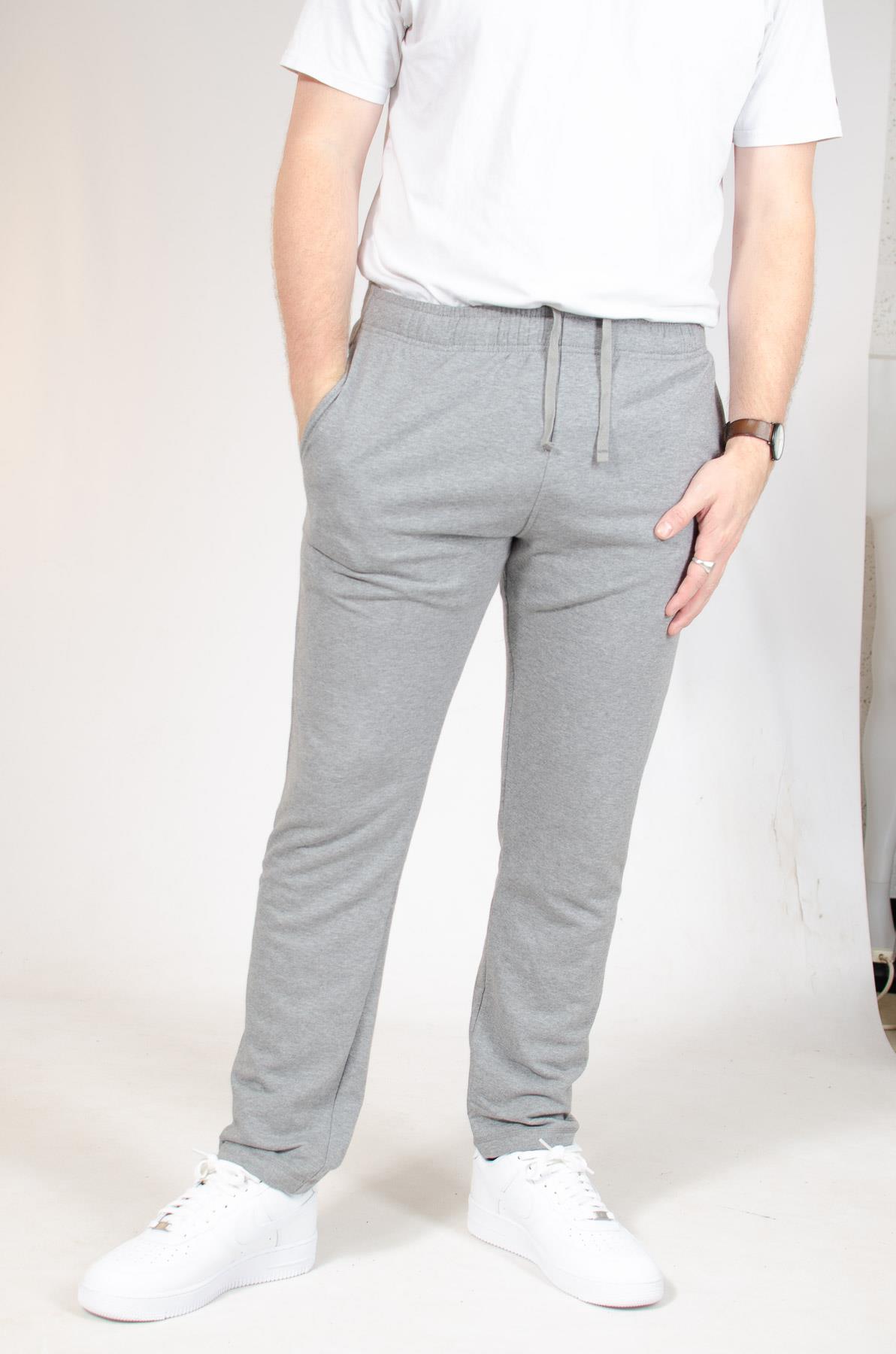M*S Mens Lightweight Cotton Rich Straight Leg Joggers Lounge Pants - Picture 20 of 29