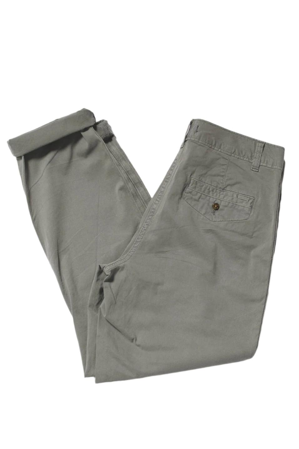 Ex M&S Tapered Ankle Grazer Chino Trousers - Picture 14 of 51
