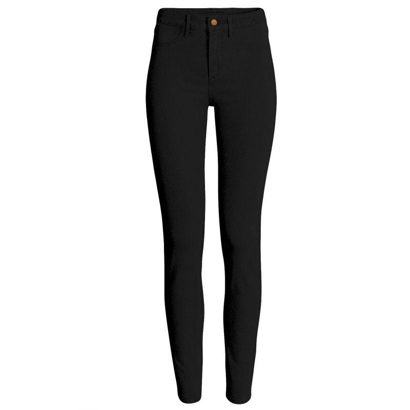 Zara Trafaluc Womens Low Rise Slim Leg Jeans in Navy Black Cream Ladies