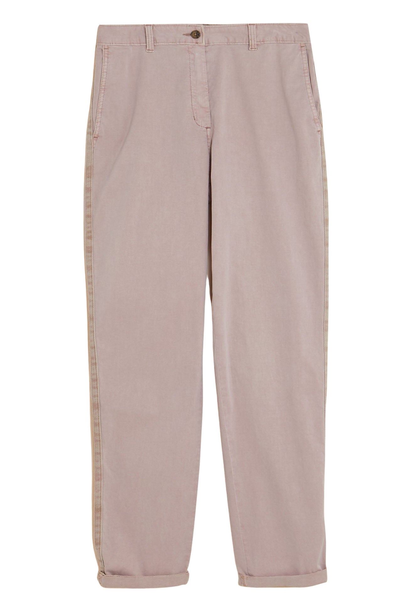 Ex M&S Tapered Ankle Grazer Chino Trousers - Picture 12 of 51
