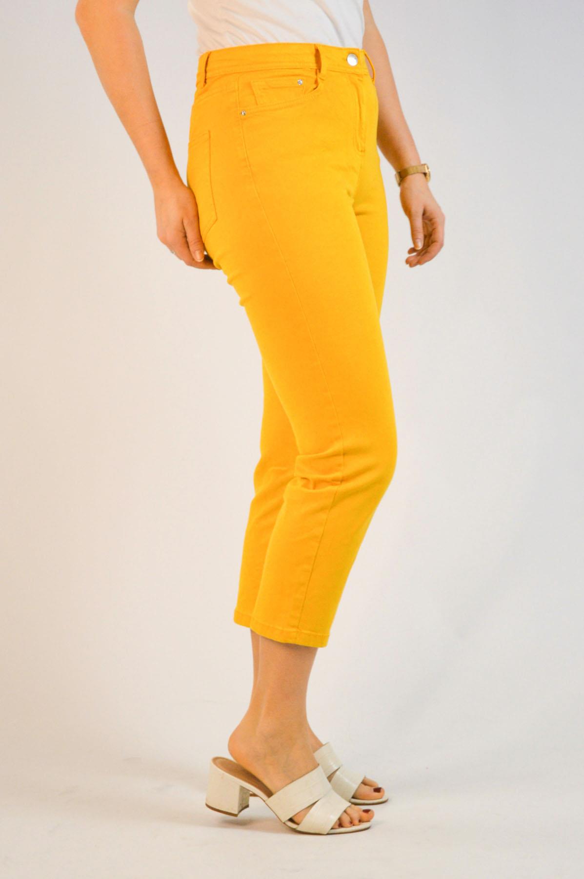 Crop Jeans Extra Stretch Straight Leg 