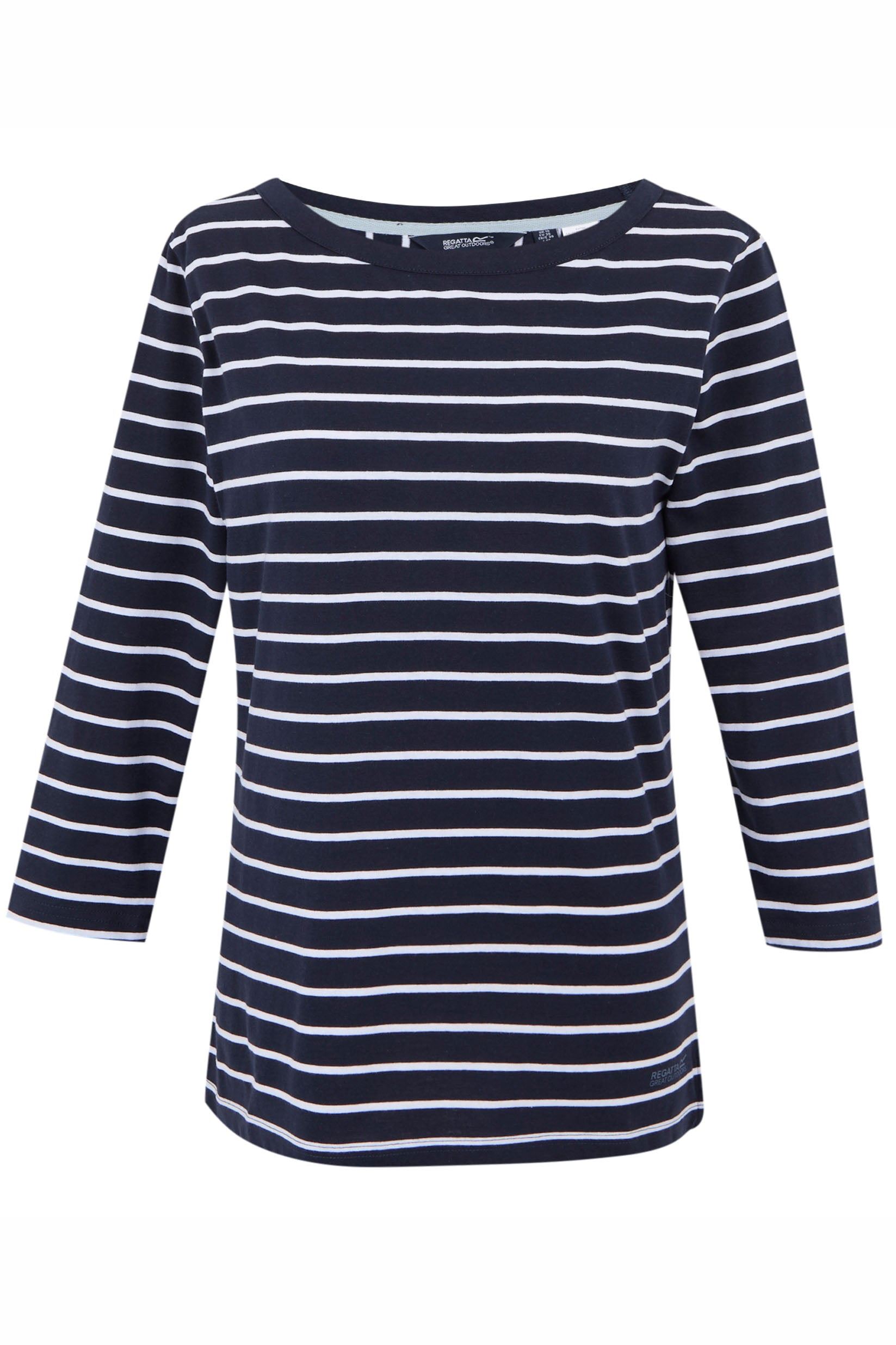 Regatta Womens Striped 3/4 Sleeve Top - Picture 26 of 48