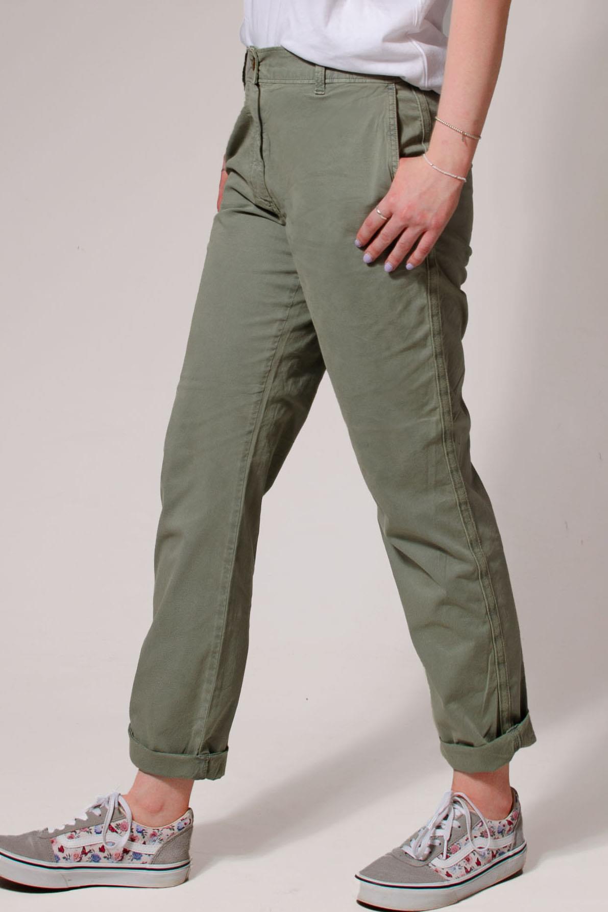 Ex M&S Tapered Ankle Grazer Chino Trousers - Picture 37 of 51