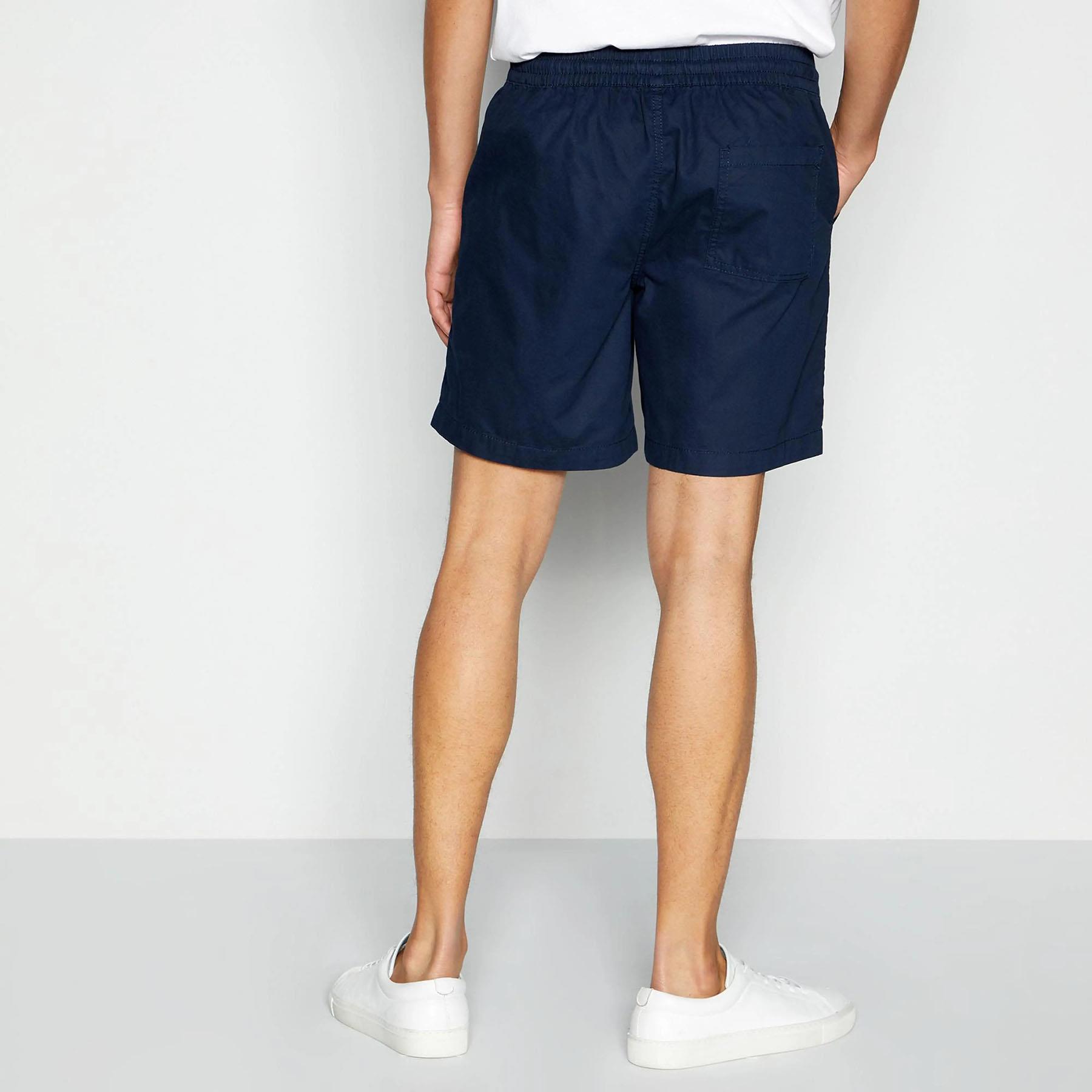 RED HERRING Mens Pull on Chino Shorts Cotton Drawstring Elastic Waist Pockets eBay