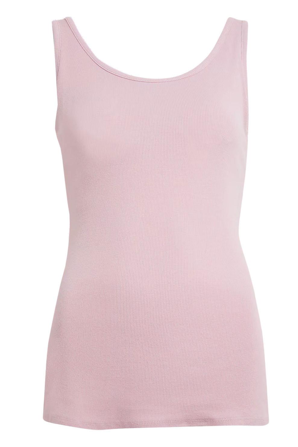 ex M&S Secret Support Ribbed Vest Top