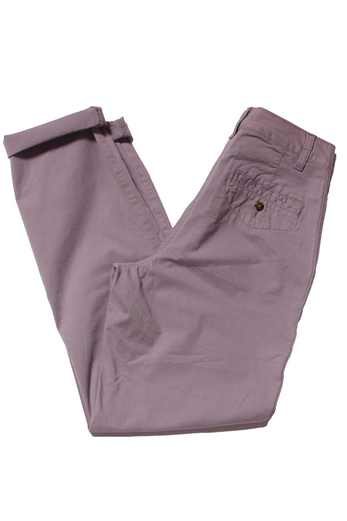 Ex M&S Tapered Ankle Grazer Chino Trousers - Picture 20 of 51
