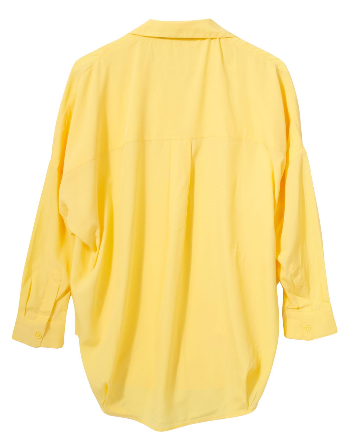 FRENCH CONNECTION Popover Shirt Blouse Silky Soft Light Satin Open Neck Collar - Picture 15 of 23