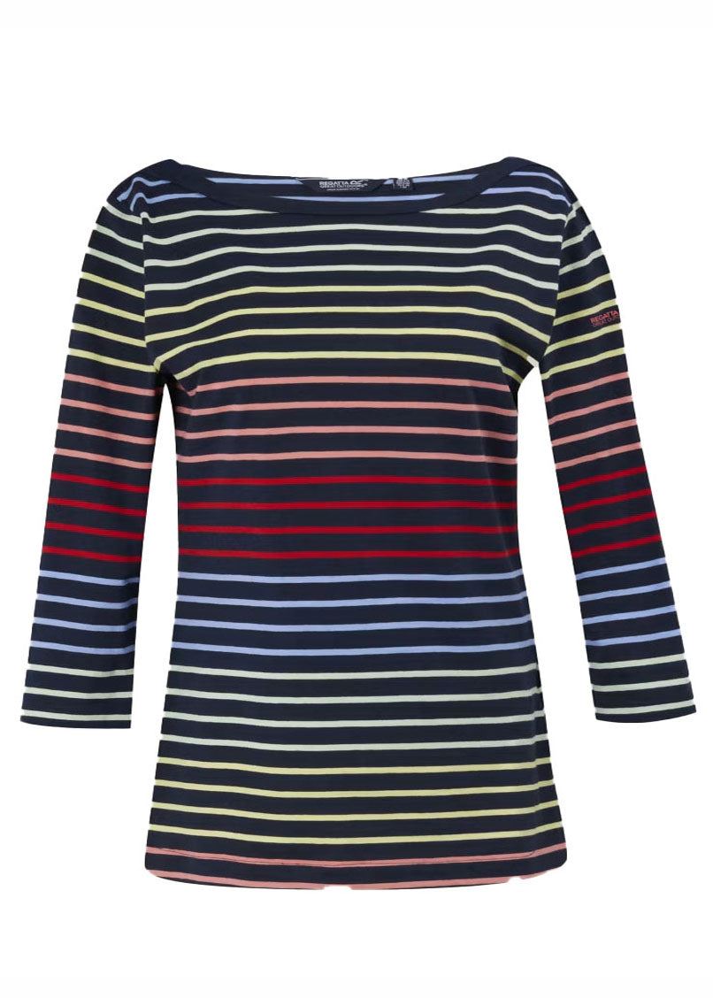 Regatta Womens Striped 3/4 Sleeve Top - Picture 21 of 48
