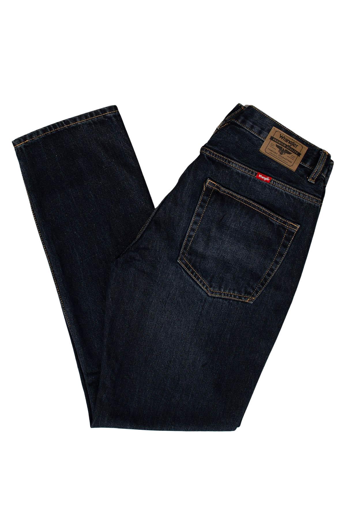 Pantalones de mezclilla Wrangler para hombre de pierna recta calce regular - Imagen 9 de 19