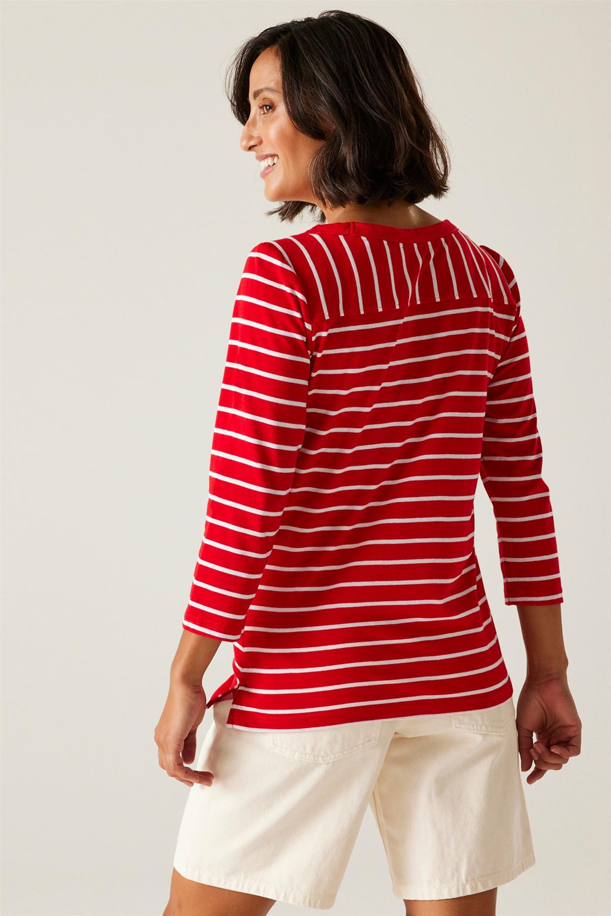 Regatta Womens Striped 3/4 Sleeve Top - Picture 38 of 48