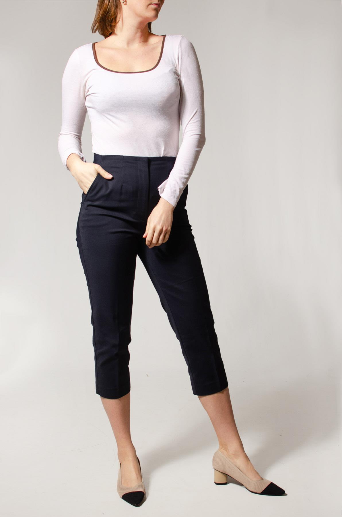 ex M&S Womens Tapered Ankle Grazer Trousers Stretch Fit - Picture 11 of 23