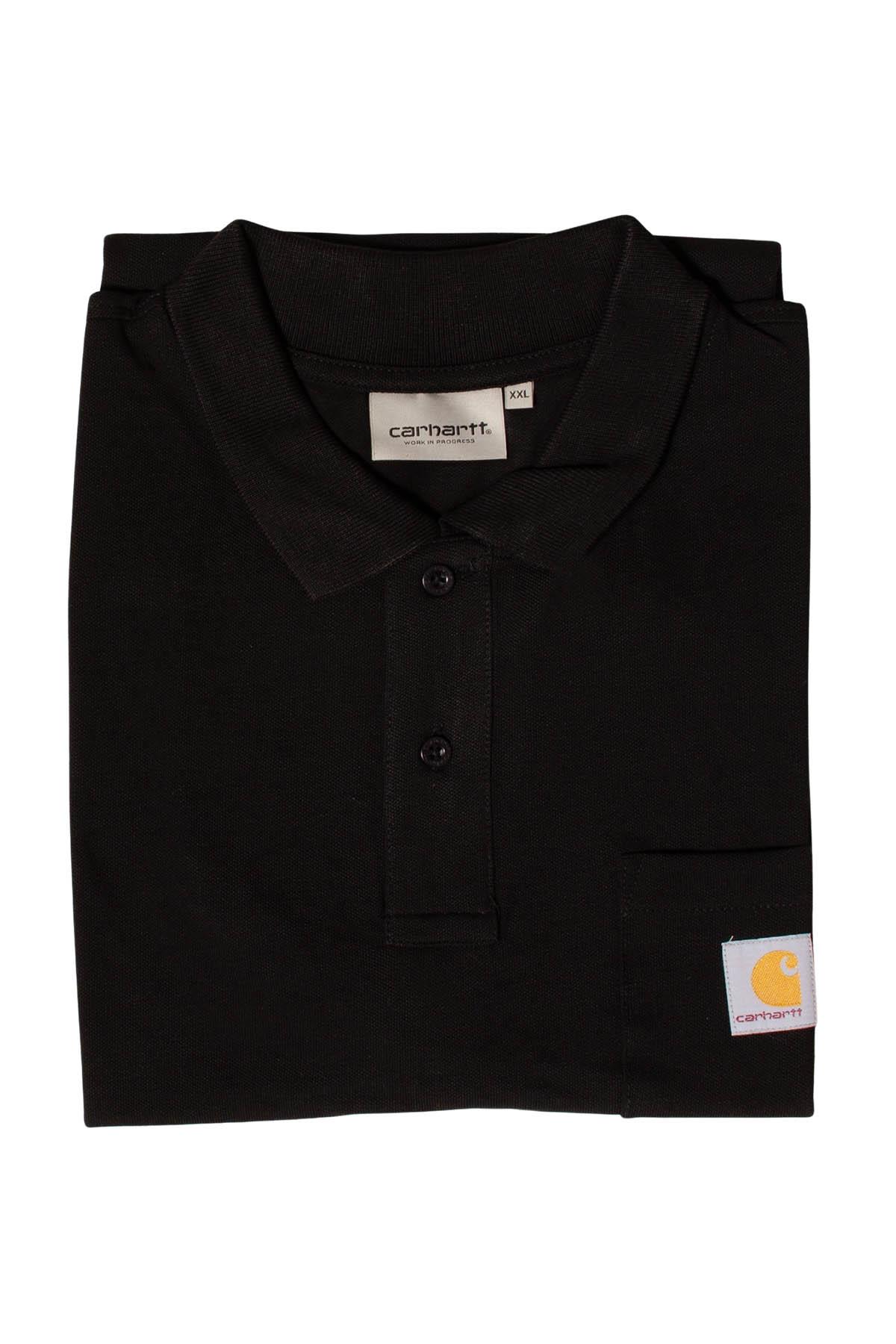 Carhartt Mens Relaxed Cotton Pique Pocket Front Polo Shirt - Picture 9 of 26