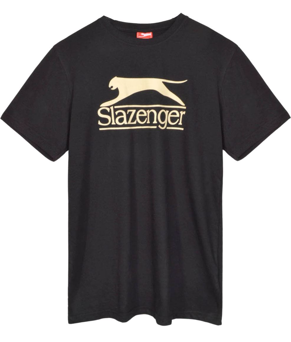 Винтажная футболка с логотипом Slazenger Herren в стиле королевы Баумволле курцярмелиг