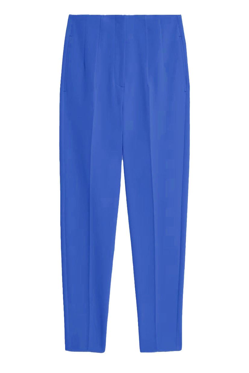 ex M&S Womens Tapered Ankle Grazer Trousers Stretch Fit - Picture 18 of 23
