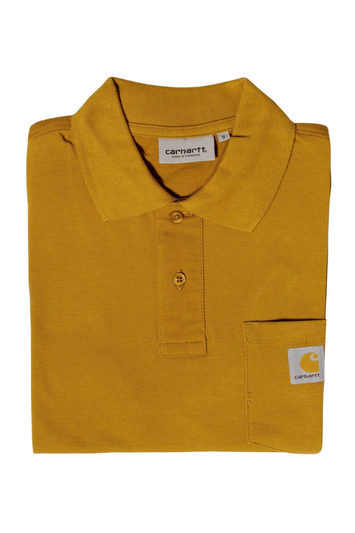 Carhartt Mens Relaxed Cotton Pique Pocket Front Polo Shirt - Picture 15 of 26