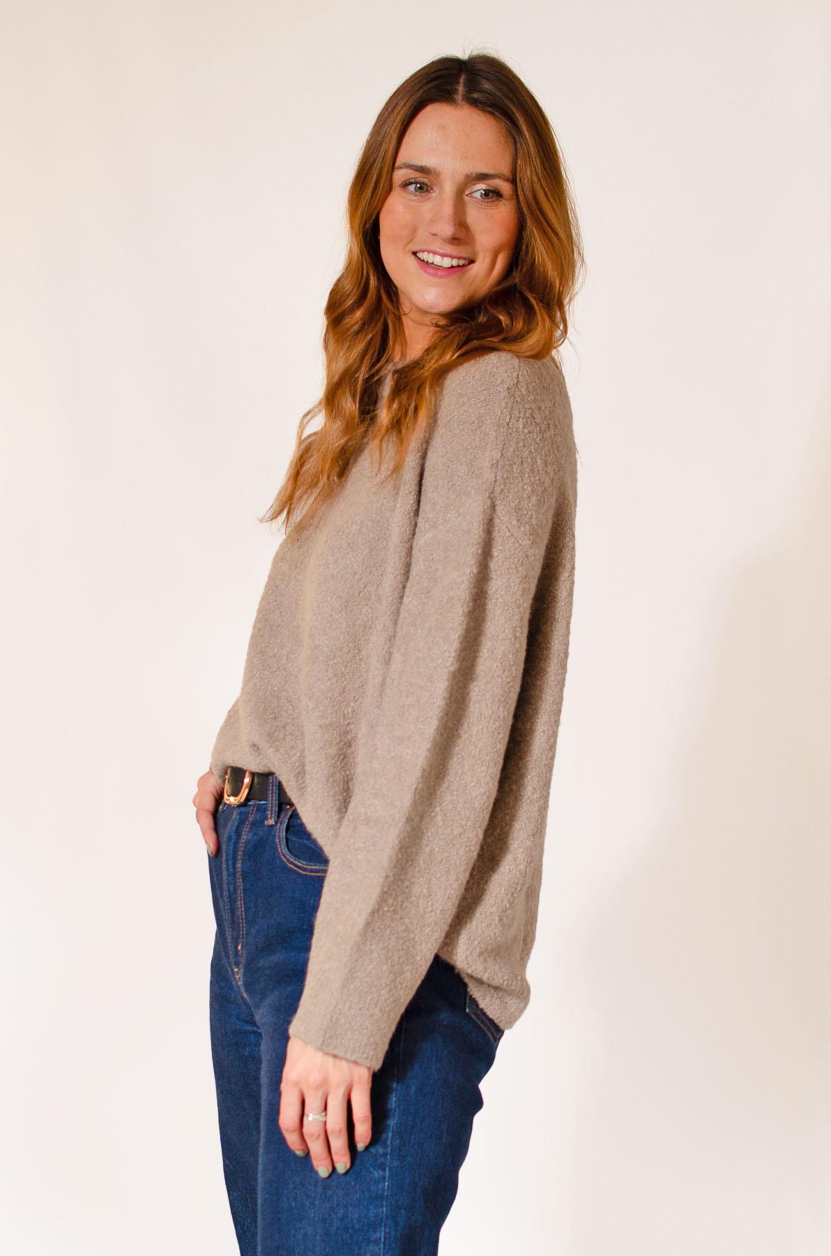 Jersey de cuello redondo súper suave para mujer ex-New Look - Imagen 9 de 9