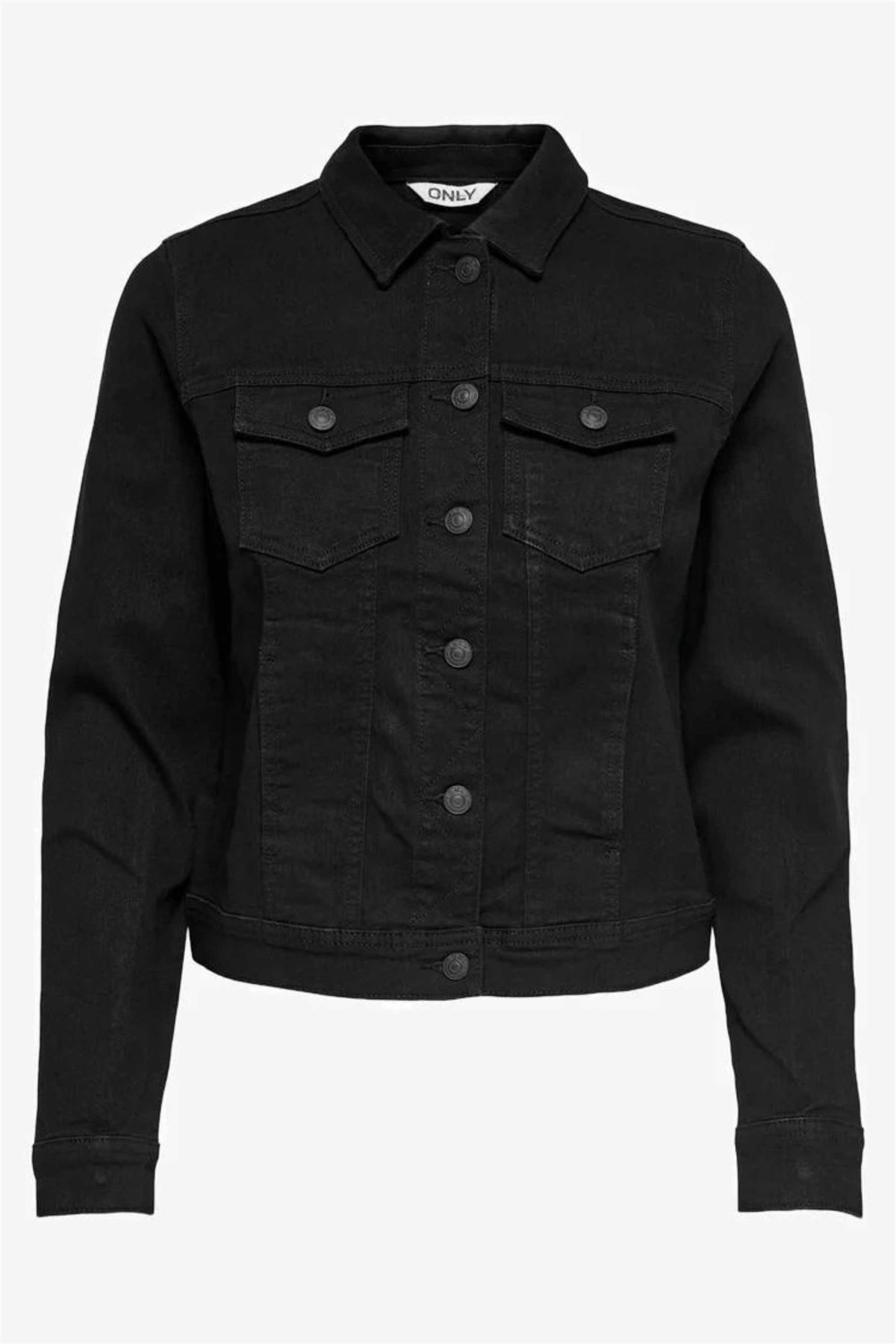 ONLY Womens Stretch Denim Jacket in choice of colours - Picture 2 of 11