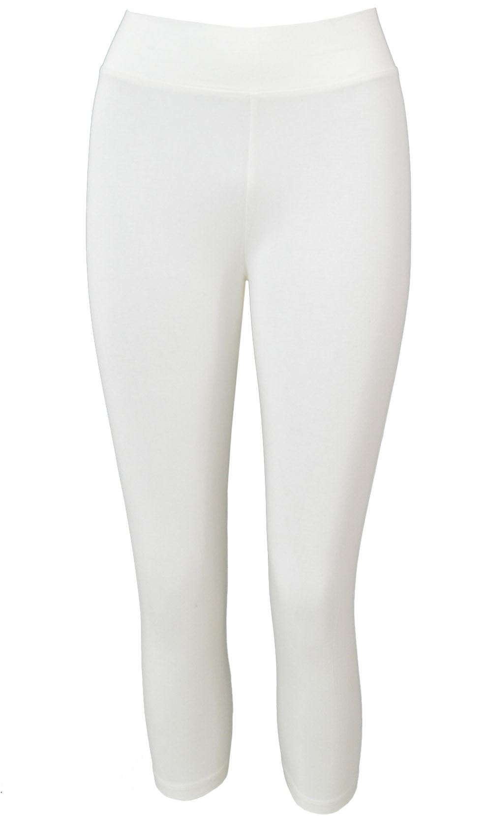 Next White Cropped Gym Leggings Deep Waist Active Walking Running