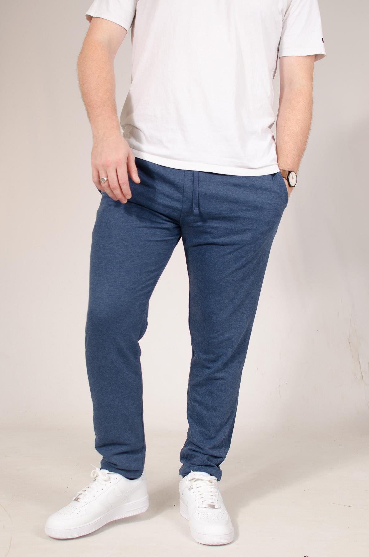 M*S Mens Lightweight Cotton Rich Straight Leg Joggers Lounge Pants - Picture 9 of 29