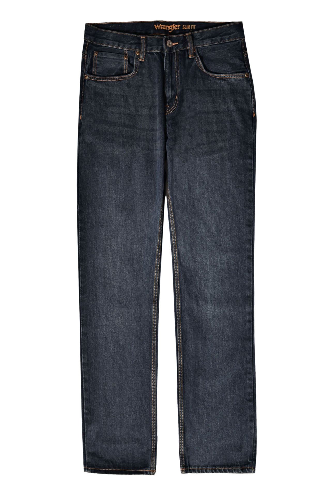 Pantalones de mezclilla Wrangler para hombre de pierna recta calce regular - Imagen 18 de 19