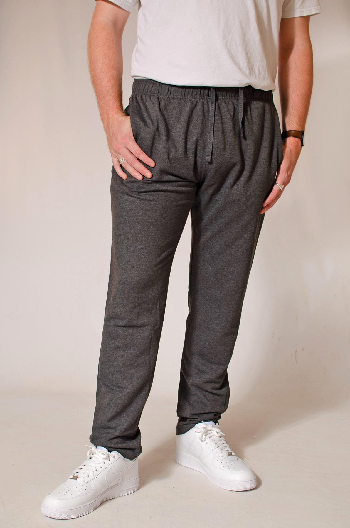 M*S Mens Lightweight Cotton Rich Straight Leg Joggers Lounge Pants - Picture 14 of 29