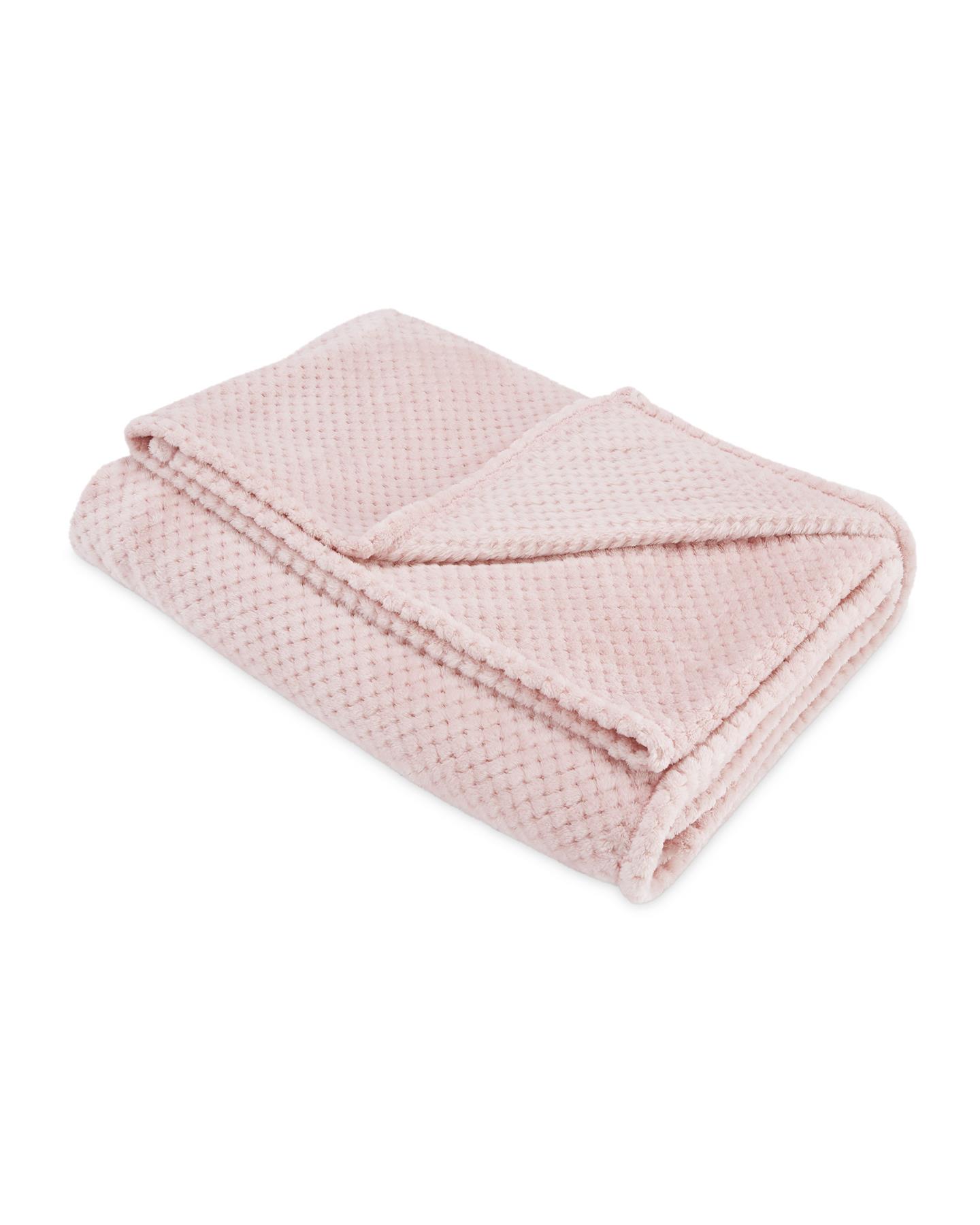 Popcorn Waffle Fleece Blanket Throw Luxury Super Soft fluffy 100% Polyester  | eBay