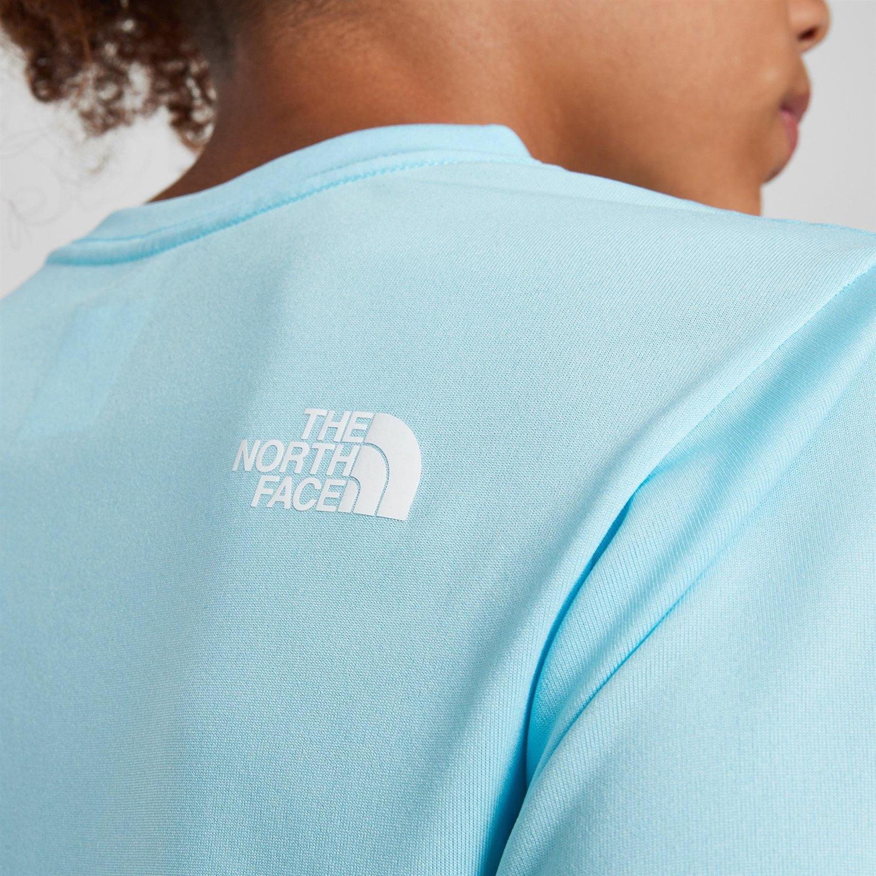 The North Face Dri Fit Reaxion T Shirt Junior Boys Tee Sports Activewear Top - Picture 5 of 7