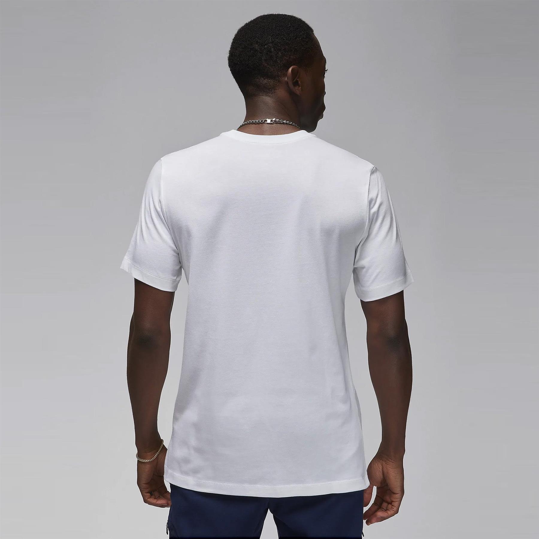 Nike Mens Jordan Air HBR T Shirt Iconic Graphic Print Sports Jumpman Flight Tee - Picture 8 of 10