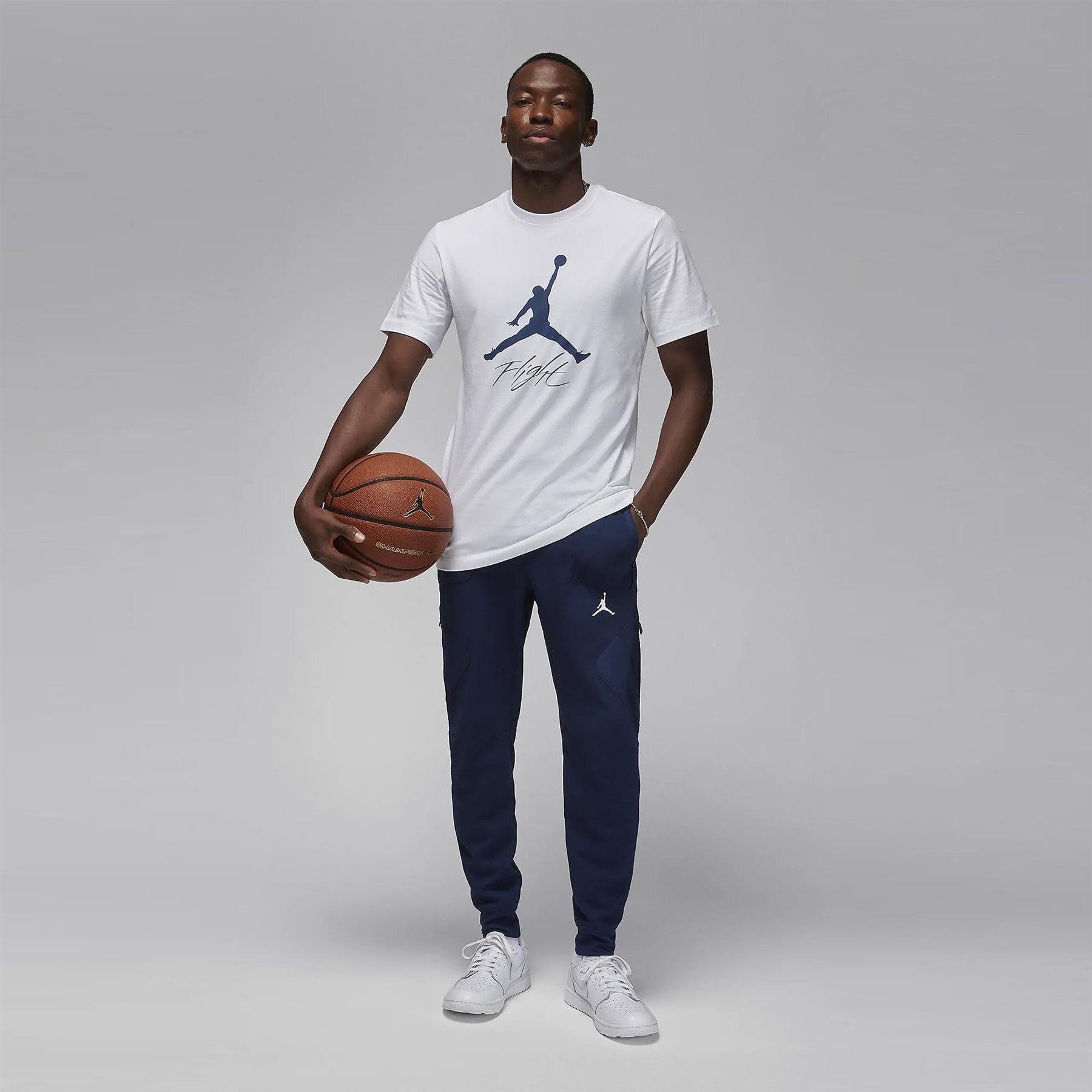 Nike Mens Jordan Air HBR T Shirt Iconic Graphic Print Sports Jumpman Flight Tee - Picture 10 of 10
