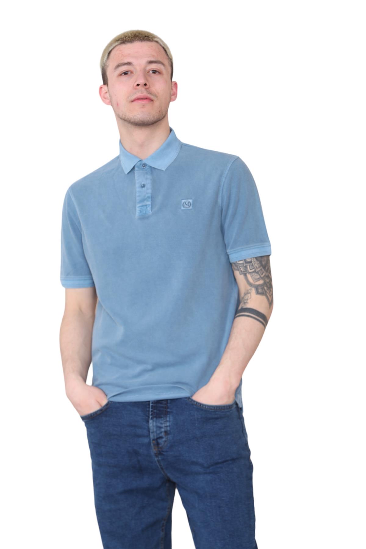 EX M&S Mens Polo Shirt Pure Cotton Short Sleeve Casual Formal Polo Tee - Picture 13 of 52