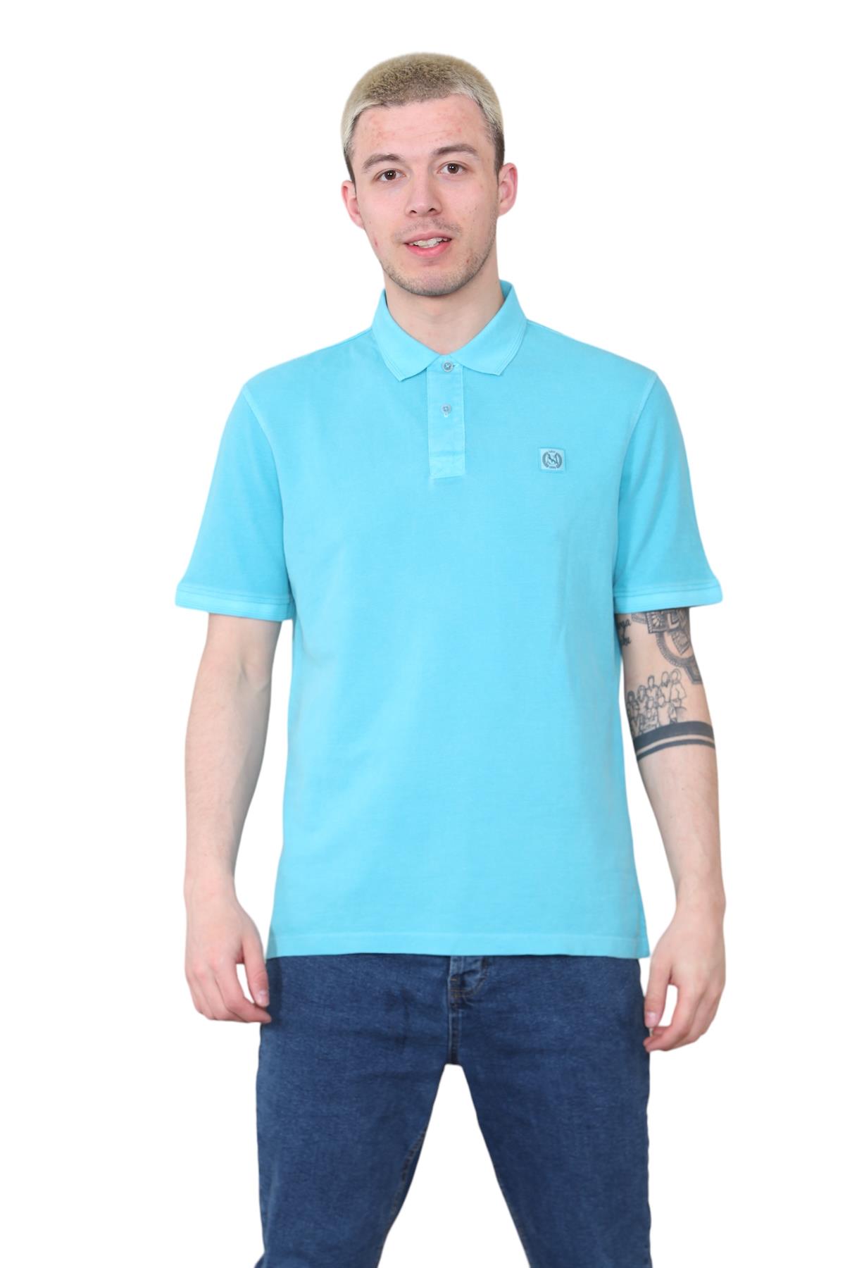 EX M&S Mens Polo Shirt Pure Cotton Short Sleeve Casual Formal Polo Tee - Picture 45 of 52