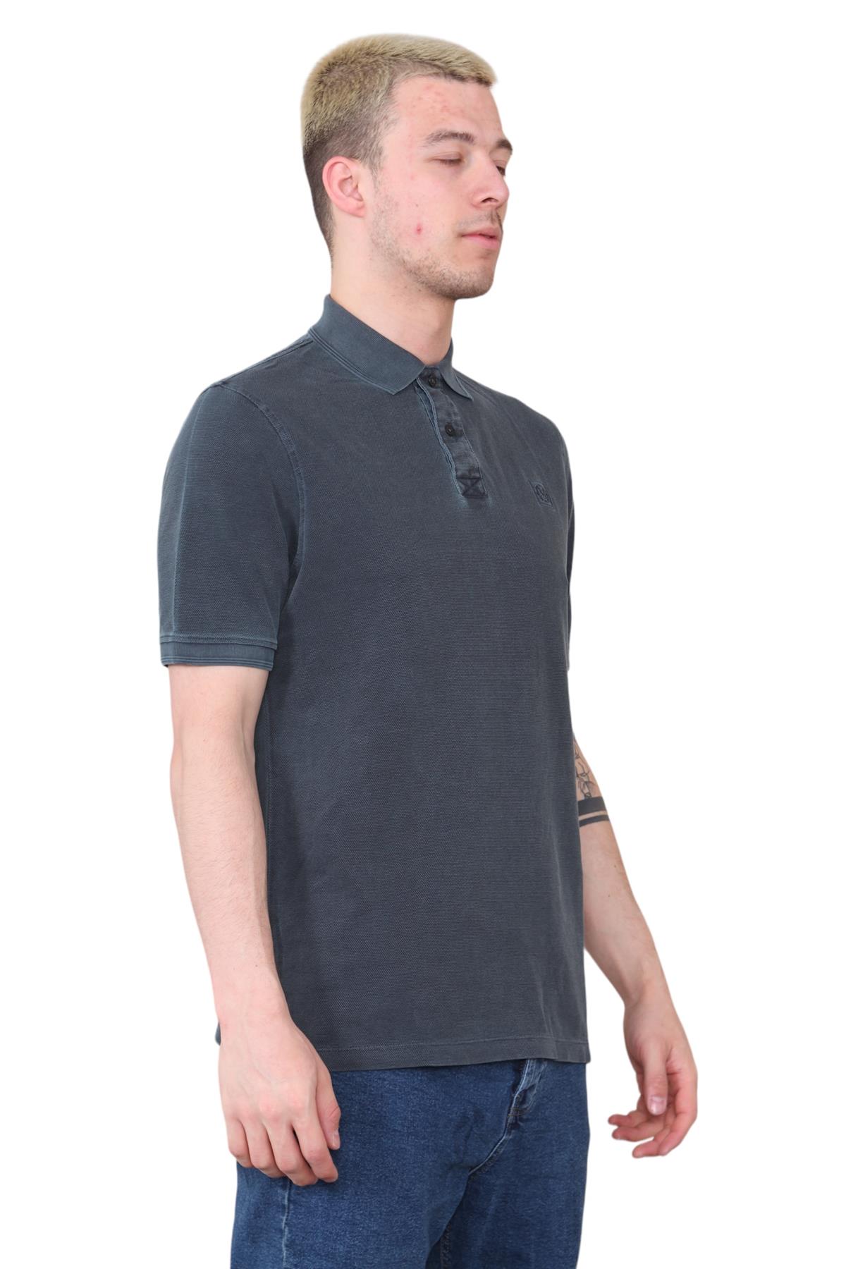 EX M&S Mens Polo Shirt Pure Cotton Short Sleeve Casual Formal Polo Tee - Picture 5 of 52