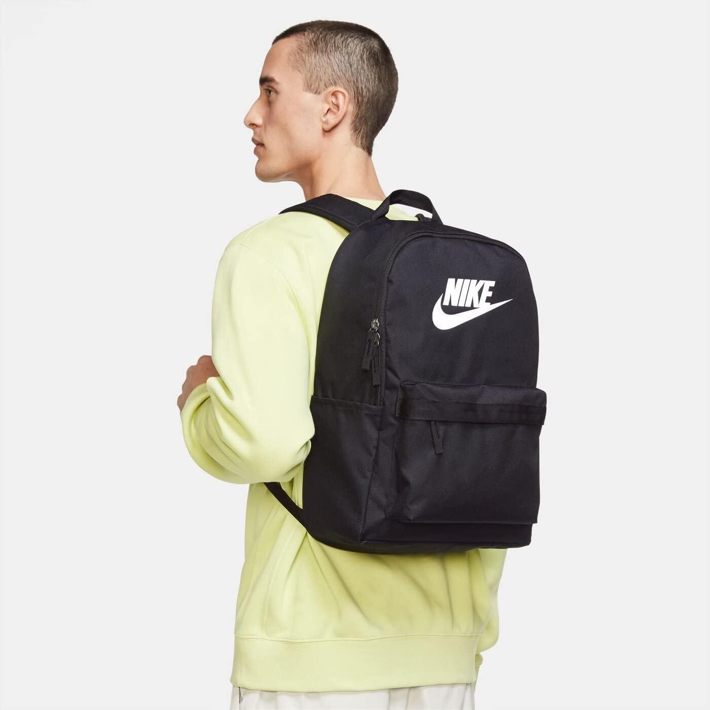 NIKE Air Jordan Jumpman Backpack Black Lap Top School Storage Bag Rucksack - Picture 5 of 39