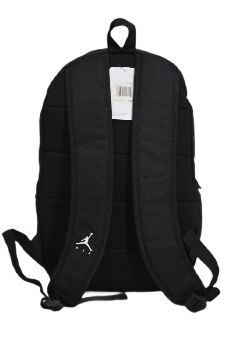 NIKE Air Jordan Jumpman Backpack Black Lap Top School Storage Bag Rucksack - Picture 30 of 39