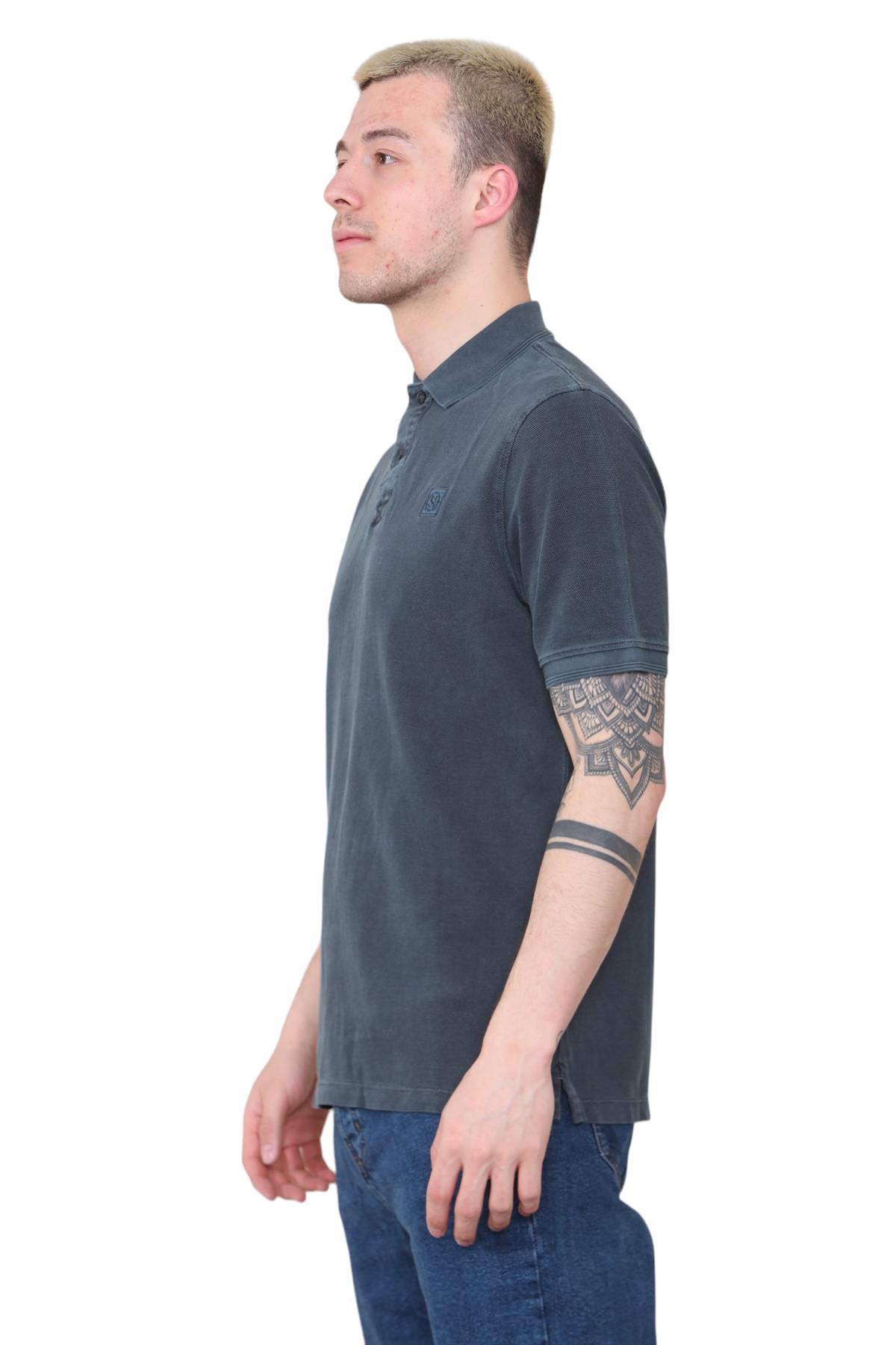 EX M&S Mens Polo Shirt Pure Cotton Short Sleeve Casual Formal Polo Tee - Picture 6 of 52