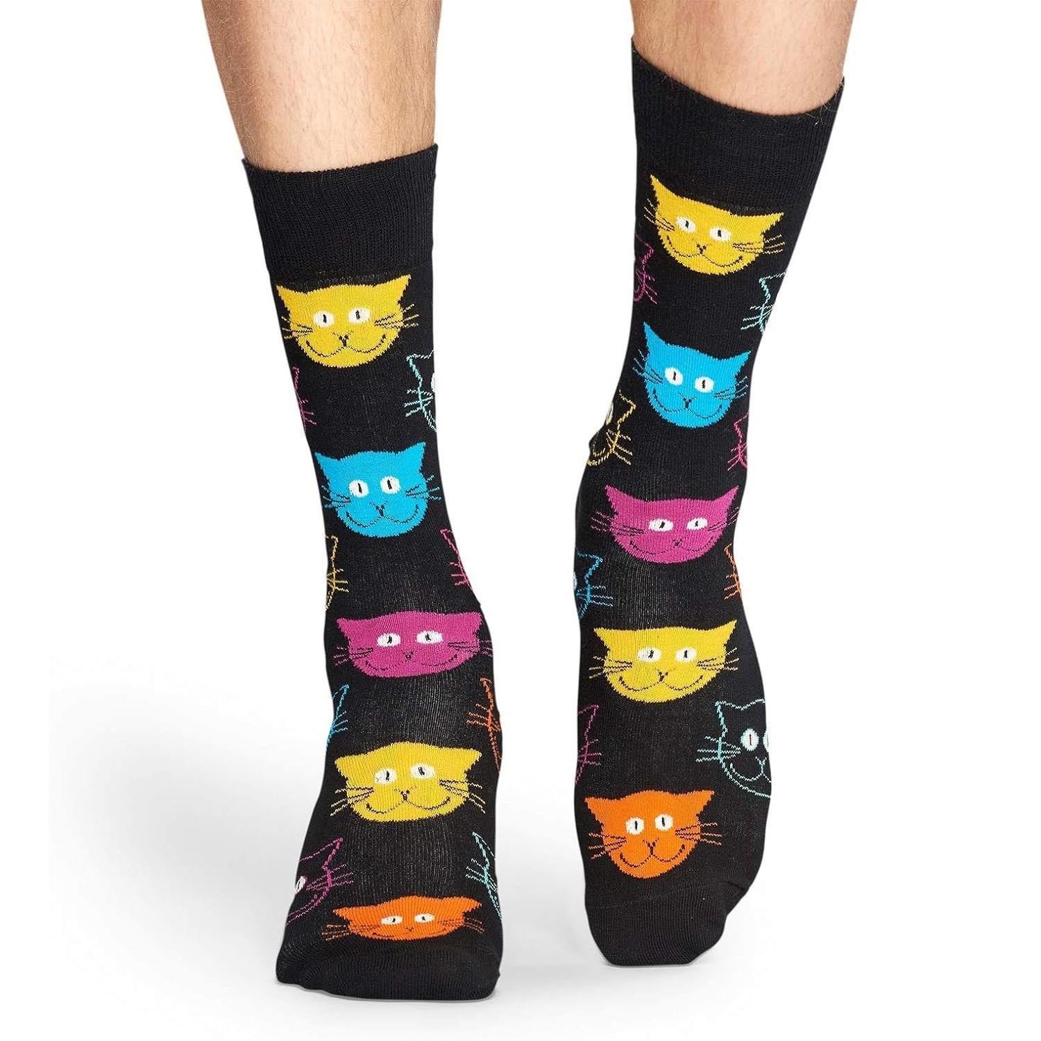 Happy Socks Mens and Womens Unisex 2 Pack Gift Crew Socks Size UK 7 - 11 - Picture 11 of 23