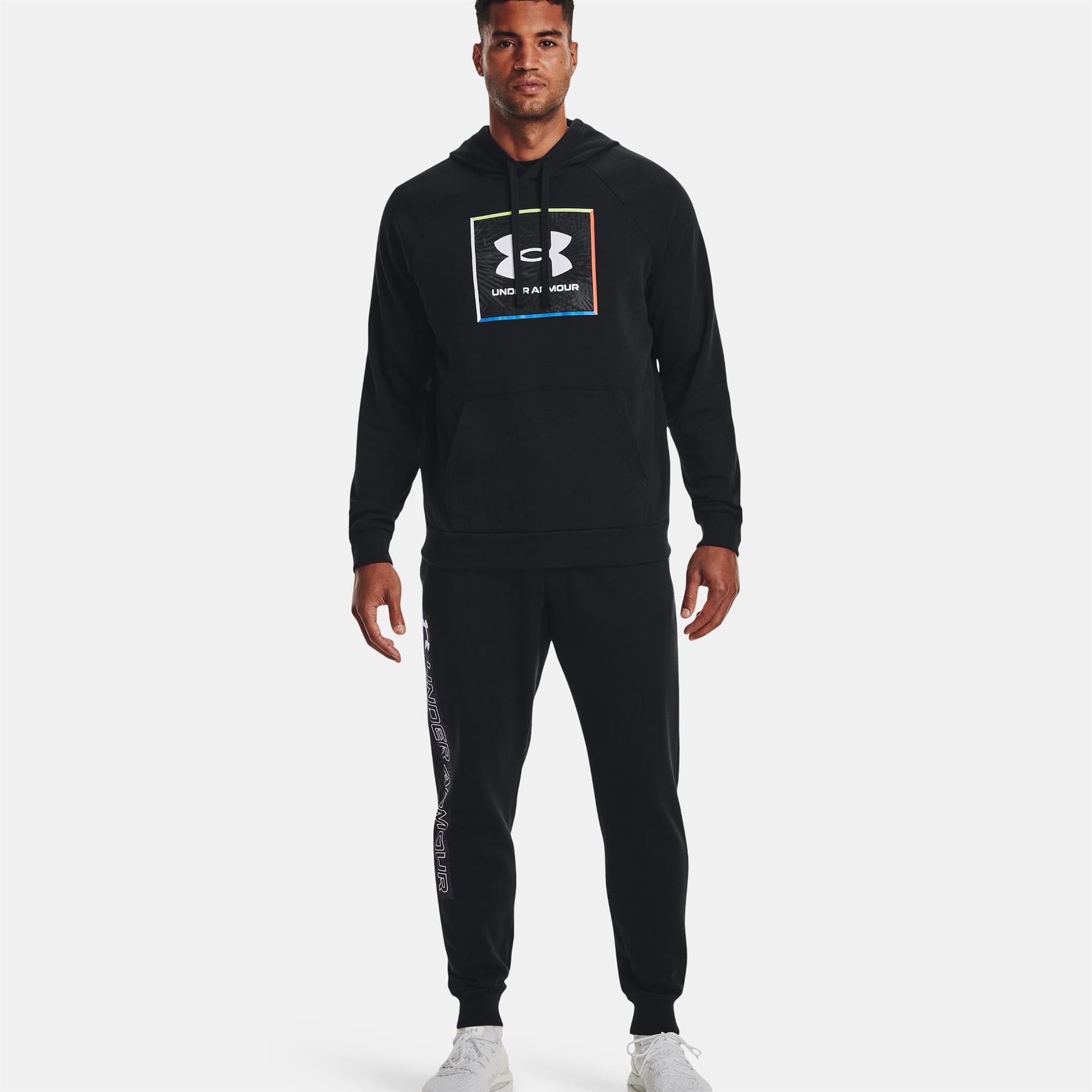 Under Armour Herren Rivel Graphic Trainingsanzug Sweat Hoodie Jogginghose Jogging Hose - Bild 2 von 14