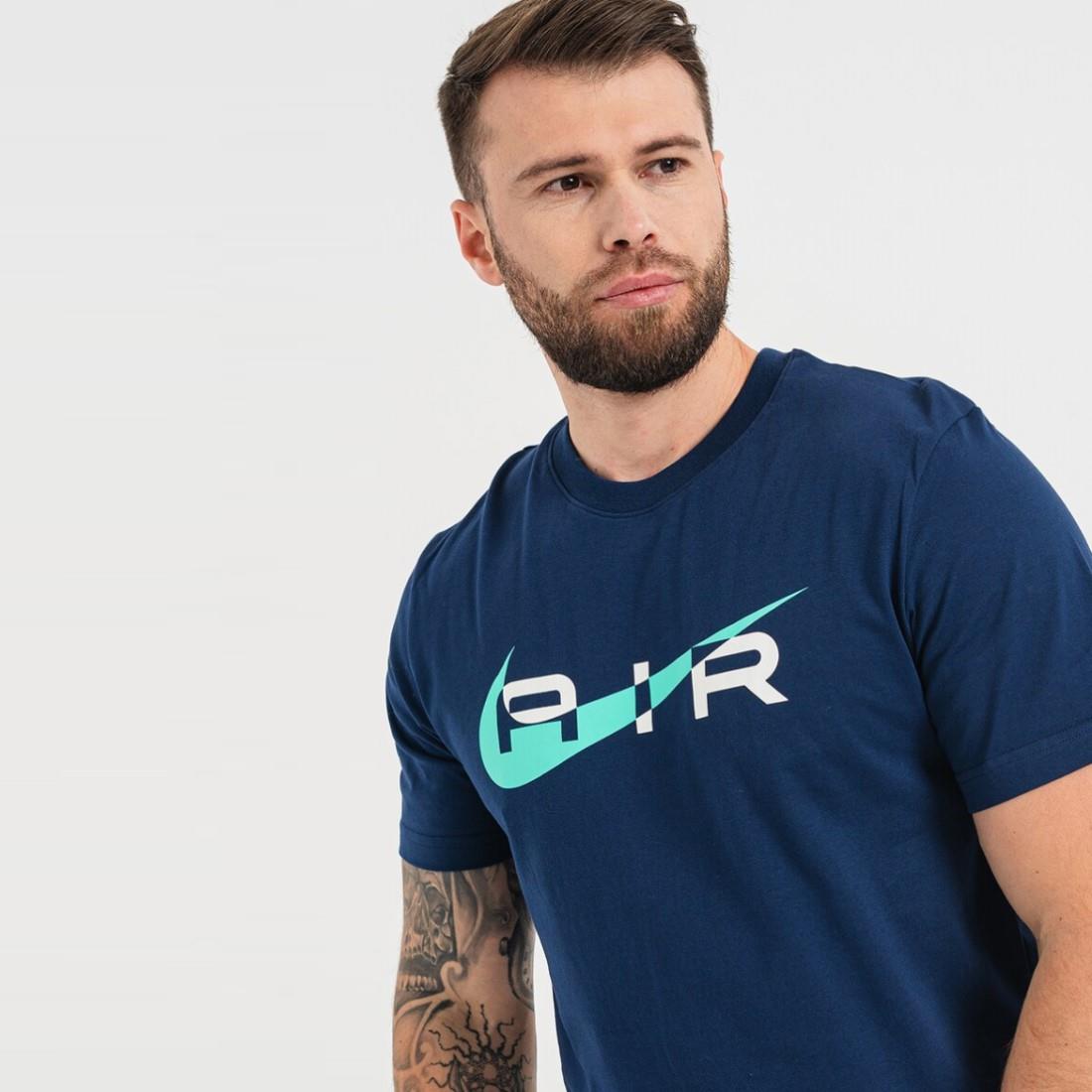 T-shirt grafica Nike Air da uomo club abbigliamento sportivo swoosh logo - Foto 12 di 12