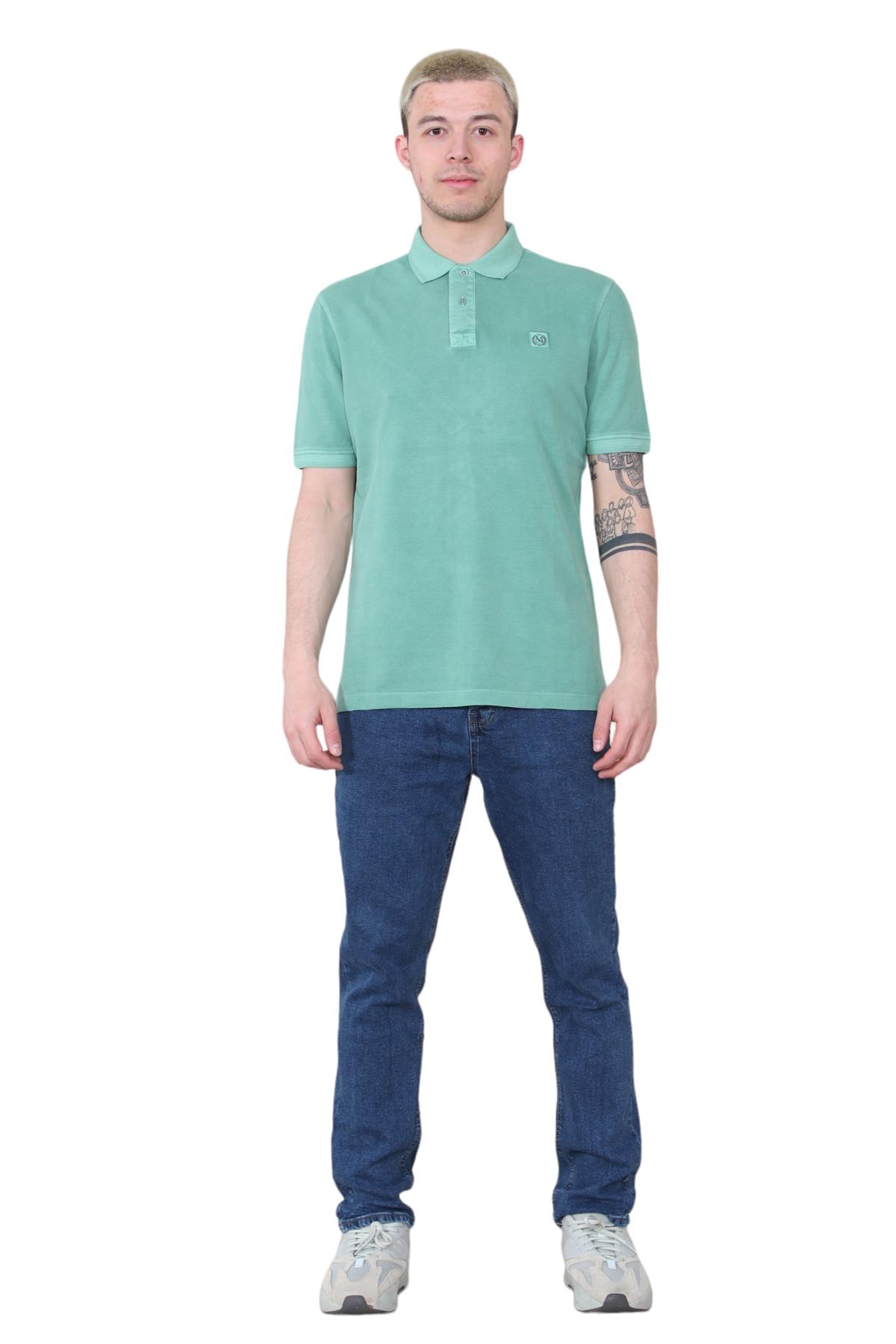 EX M&S Mens Polo Shirt Pure Cotton Short Sleeve Casual Formal Polo Tee - Picture 20 of 52