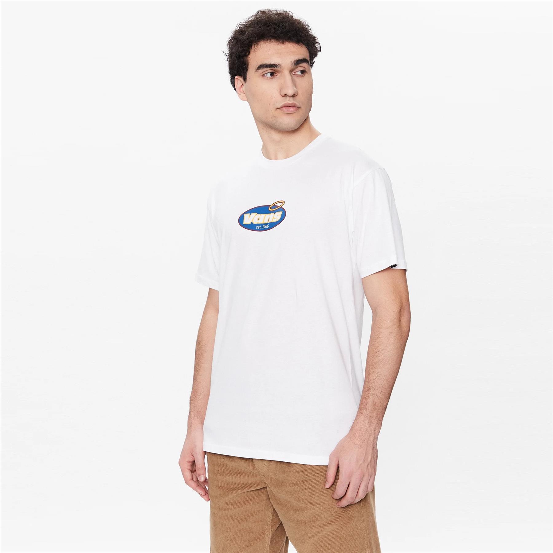 T-shirt da uomo Vans vestibilità classica collo a equipaggio stampa grafica 100% cotone top - Foto 43 di 65