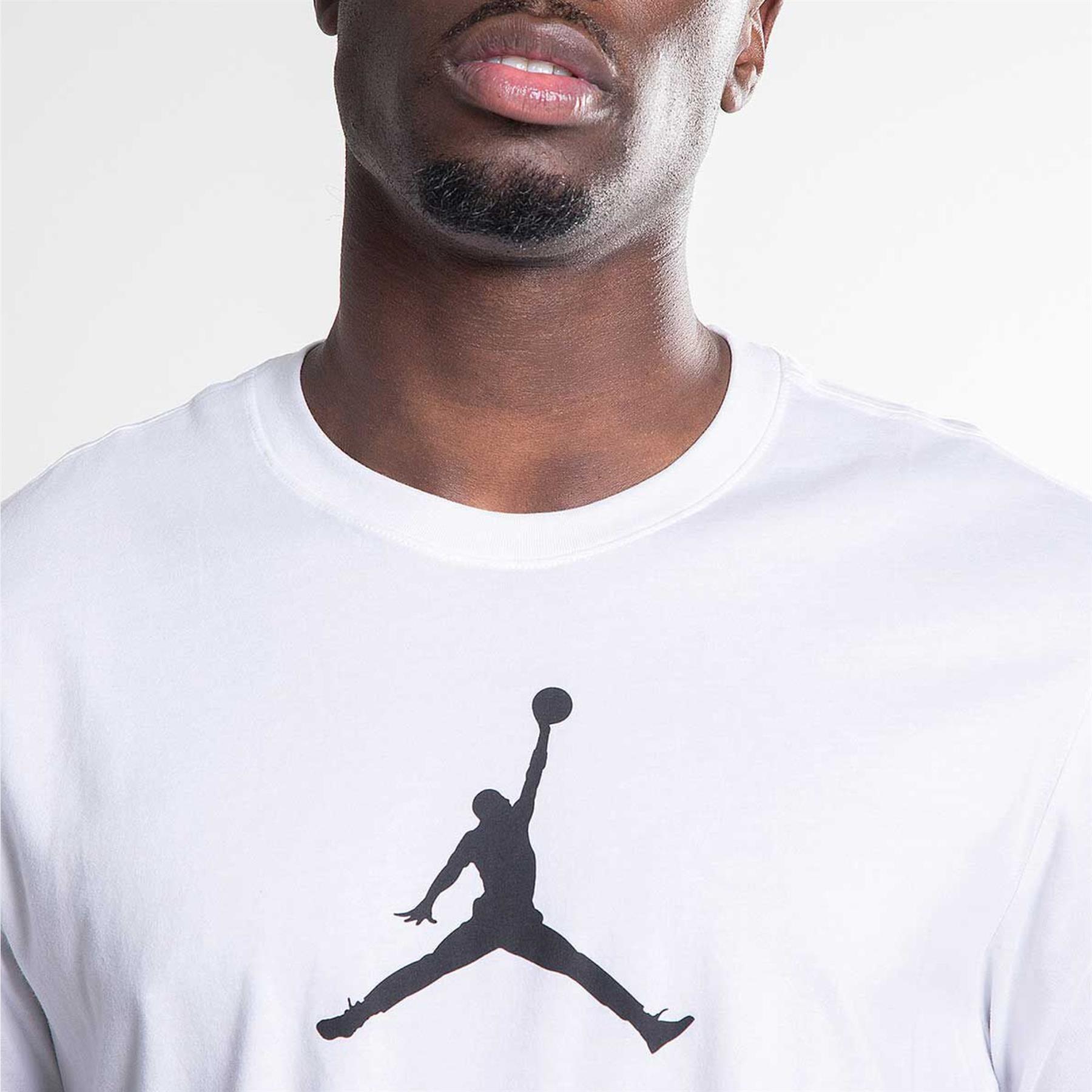 Nike Mens Air Jordan Jumpman T Shirt Sportswear Classic Logo Crew Neck Tee - Picture 9 of 10