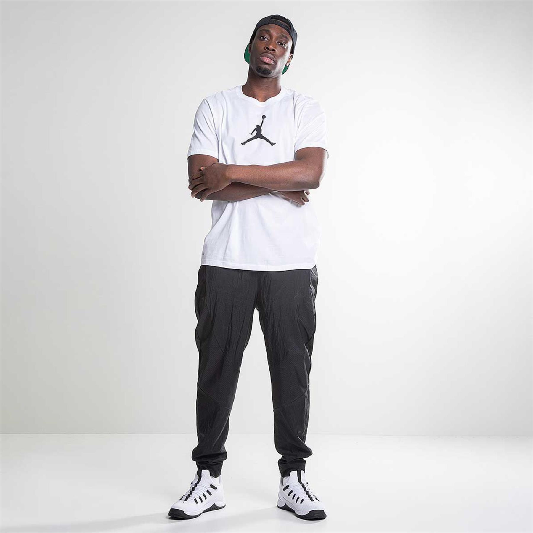 Nike Mens Air Jordan Jumpman T Shirt Sportswear Classic Logo Crew Neck Tee - Picture 10 of 10
