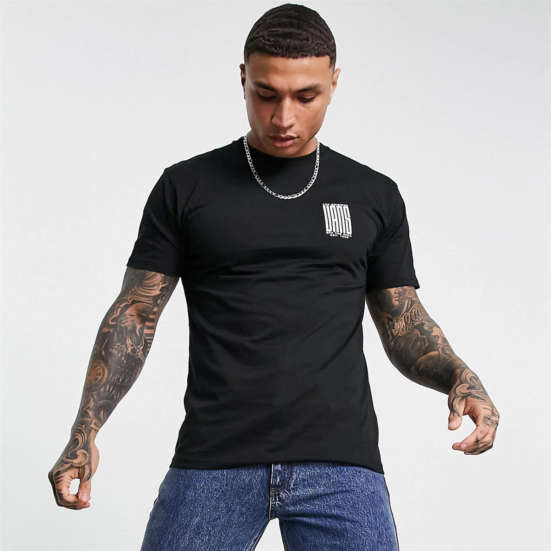 T-shirt da uomo Vans vestibilità classica collo a equipaggio stampa grafica 100% cotone top - Foto 35 di 65