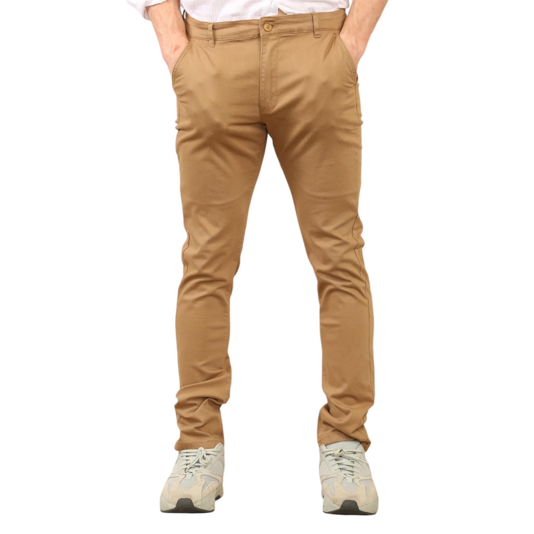 MYT Mens Chinos Trousers Slim Fit Cotton Stretch Chino Pants All Waist Sizes - Picture 17 of 24