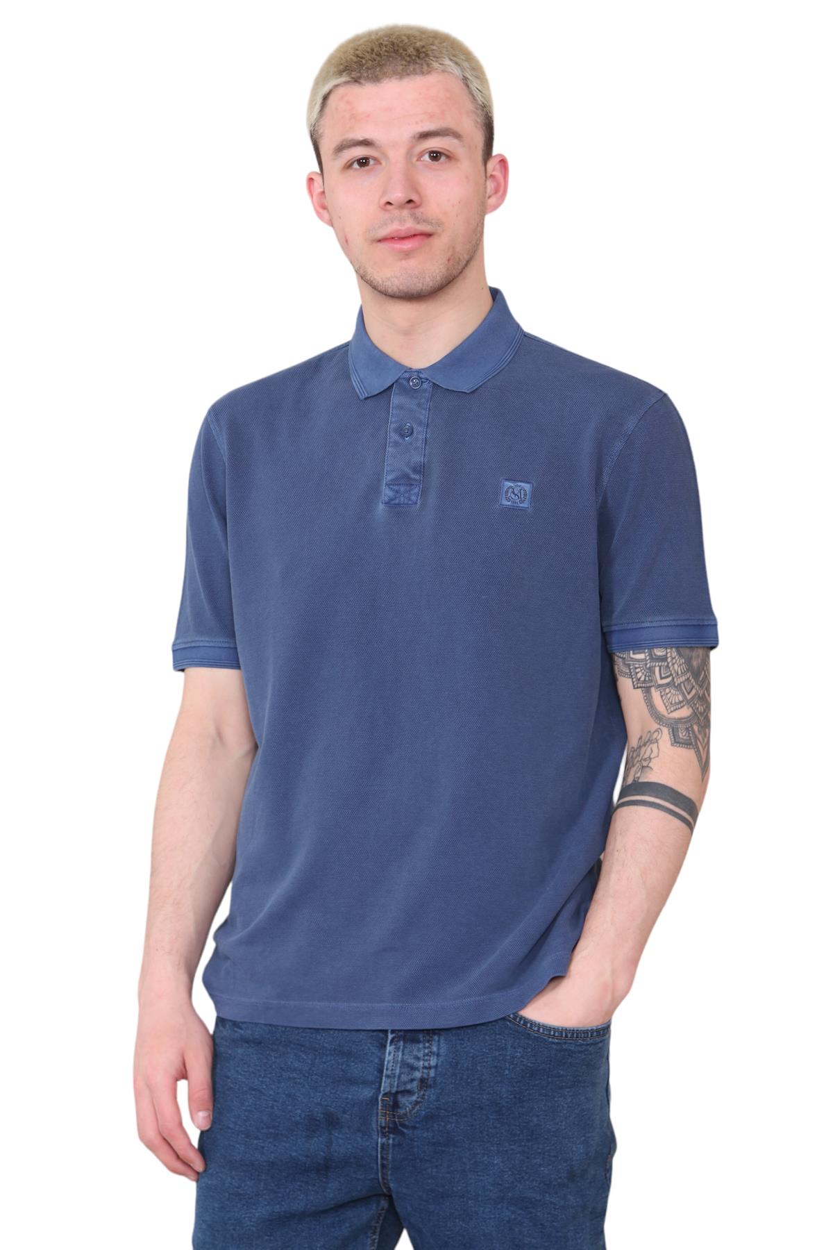 EX M&S Mens Polo Shirt Pure Cotton Short Sleeve Casual Formal Polo Tee - Picture 30 of 52